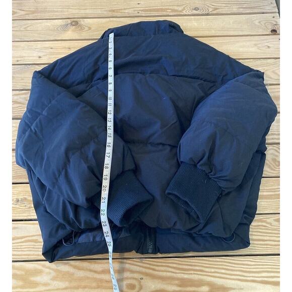Petal + Pup Full Zip Puffer Coat Size Large Women’s Black - Picture 6 of 8